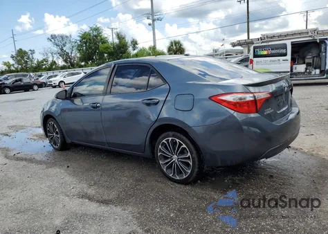 2015 Toyota Corolla L из США, поврежденный, VIN 5YFBURHE3FP349900